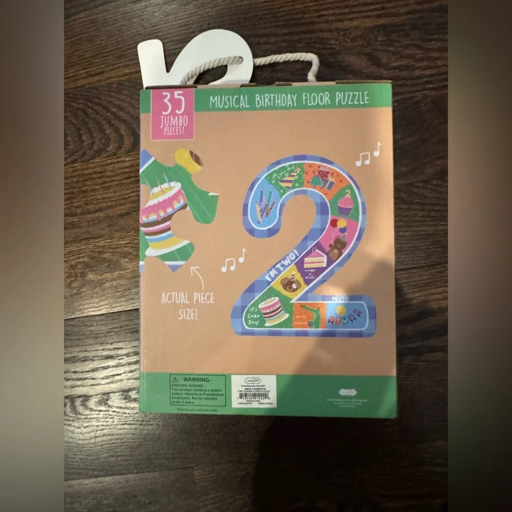 MUDPIE TWO BIRTHDAY SOUNDS FLOOR PUZZLE